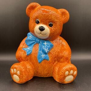 Pfaltzgraff Christmas Teddy Bear Cookie Jar